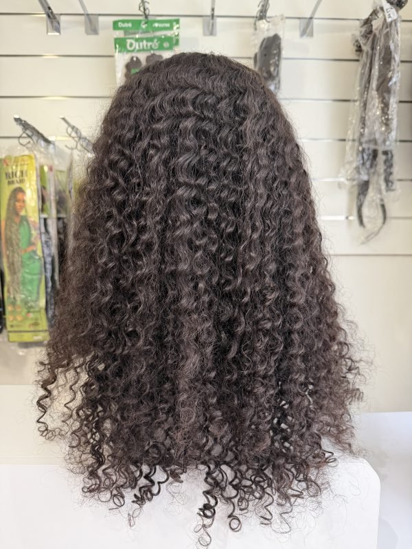 Perruque Raw Hair Single Donor Curly 24 pouces vue arrière