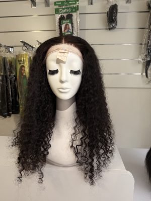 Perruque Raw Hair Single Donor Curly 24 pouces vue de face